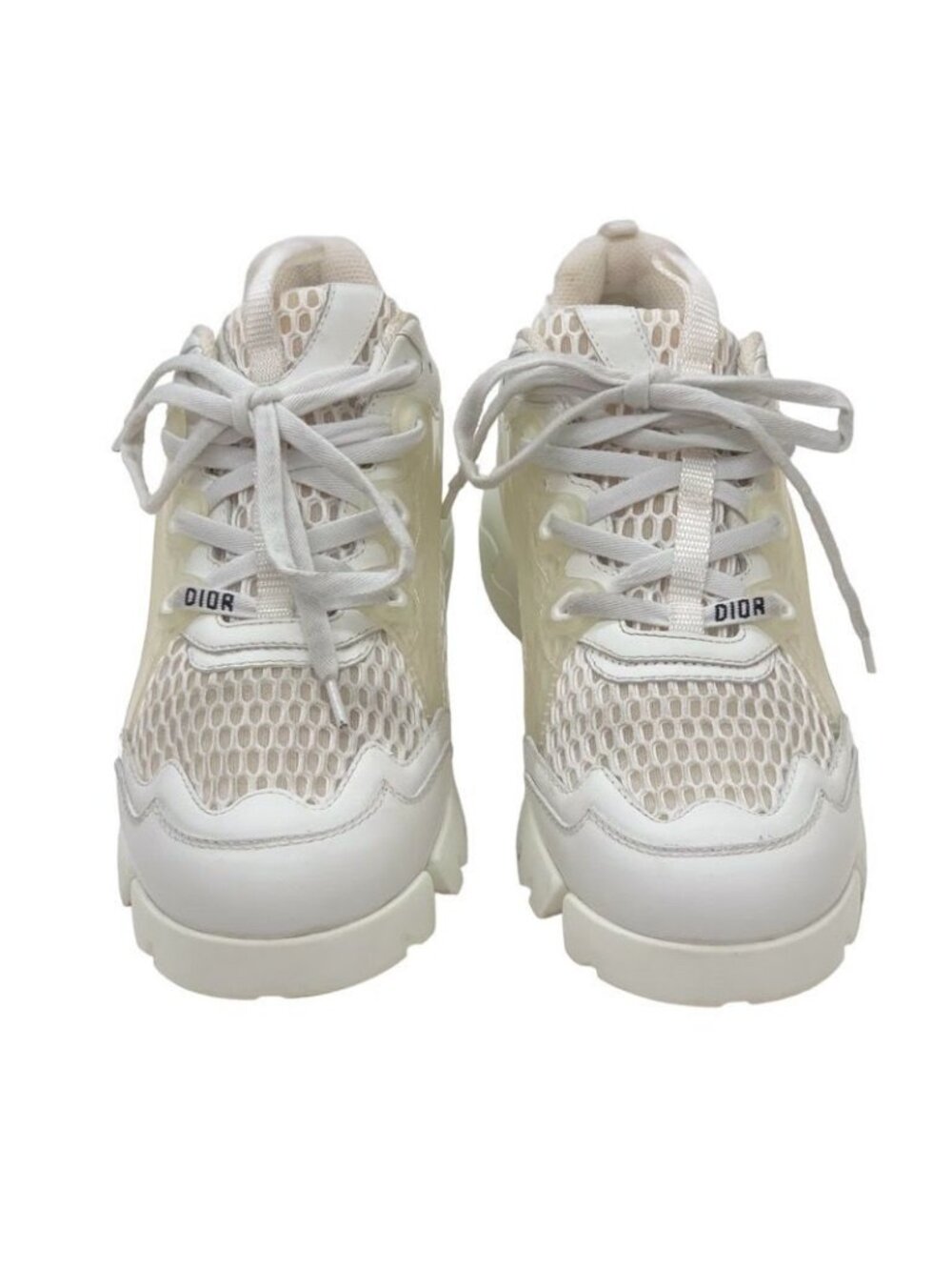 Christian Dior Sneakers Shoes Mesh White - Picture 2 of 9